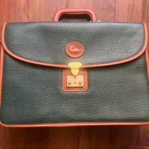 Gorgeous Dooney and Bourke emerald laptop bag